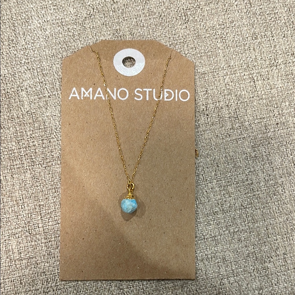 Amano Studio Turquoise Stone Necklace